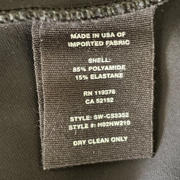 New(no tag) Helmut Lang Black Scuba Cropped Flare Pant-Large - Picture 6 of 9